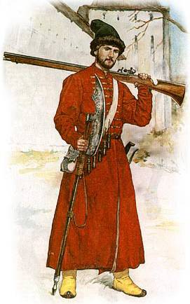 московский стрелец конец 17 века