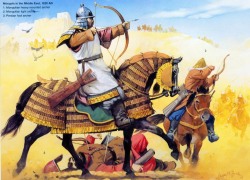 G1: Монгольский тяжеловооруженный конный лучник; G2: Монгольский легковооруженный воин