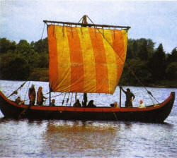 корабль-драккар викингов