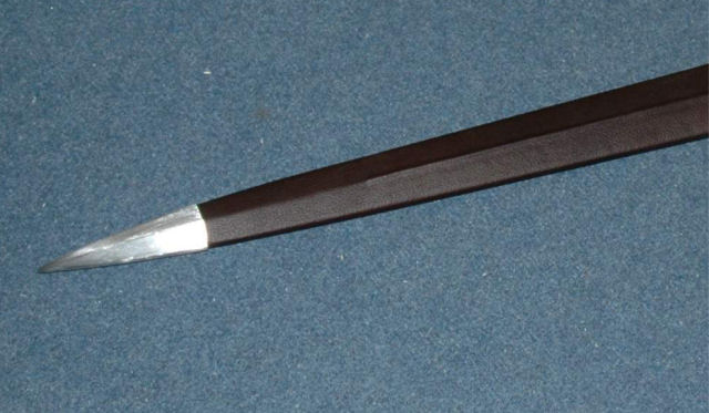 Изготовление наконечника ножен