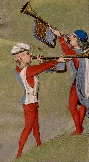 трубачи в средневековых армиях