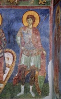Св. Воин, XII в., церковь св. Пантелеймона, Нерези, Македония.