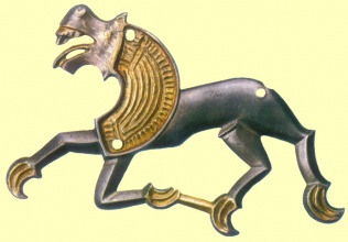 Конь-лев. Мартыновский клад, VI-VII век