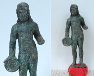 Бронзовая статуэтка греческого бога