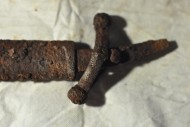 Рукоять аланской сабли, 7 век