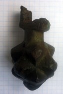 Шипастый бронзовый кистень, период Киевской Руси