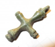 Крестик с хороса (свитильника), переделанный в нательный