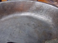 Византийская розетка на древнерусской тарелке