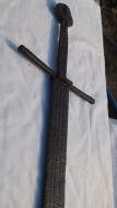 Рукоять меча с крестовиной 10 стиля и навершием типа K по Э. Окшотту