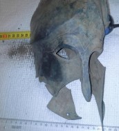Шлем бронзовый Коринфского типа 3-4 века до нашей эры