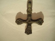 Скандинавский бронзовый крестик