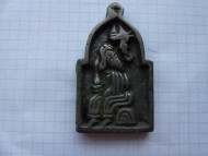 Нательная иконка К.Р. 12-13 в.в. с архангелом