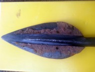 Хазарский широколистный наконечник копья, 36см