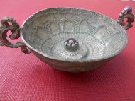 Старинная серебряная чаша из клада