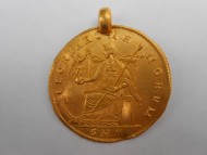 Золотой медальон Констанций II 5 солидов