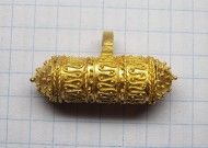Золотая подвеска поздней Черняховской культуры (4-5 век)