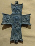 Энколпион 15-16 век «Распятие Христово - Святитель Николай»