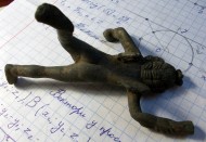 Древняя бронзовая статуэтка «Амур»