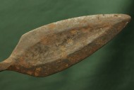 Большой наконечник древнерусской сулицы с односторонним долом