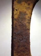 Трубчатообушный топор 16-18 века с клеймами