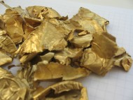 Древние золотые пластины с солярным орнаментом