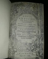 Форзац книги конца 16 века, издававшейся в Венеции