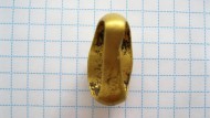 Золотой древнеримский перстень с гравировкой на камне