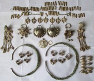Комплекс золотых и серебряный украшений Киевской Руси, 12-13 век