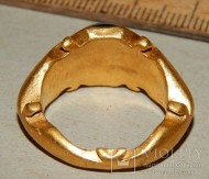 Римский перстень AU, III-IV ст., (18,53 гр.), агат