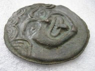 Тетробол Ольвии с изображением Медузы Горгоны