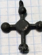 Иконка КР Оранта-двухсторонняя, Криновидная привеска и крестик