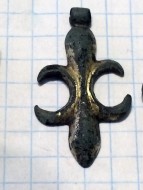 Иконка КР Оранта-двухсторонняя, Криновидная привеска и крестик