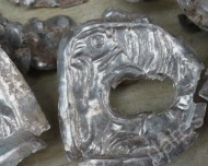 Аланские серебряные накладки в зверином стиле