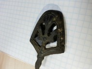Древнерусский наконечник ножен с пикирующим соколом