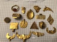 Подборка золотых украшений древнеримского происхождения и Черняховской культуры