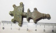 Пятипалая бронзовая фибула Ранние славяне 6-8 века