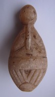 Каменная средневековая детская игрушка