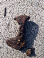 Древнерусский топор, найденный в апреле на берегу Березины