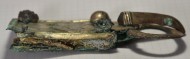 Большая готская пряжка с изображением льва, 6 век