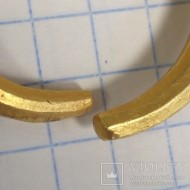 Золотое Древнеримское кольцо 2-4 век н.э.