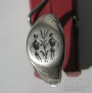 Перстень «стража мирового древа» вт.половина 16 в.- начало 17 века, серебро
