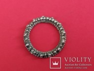 Серебряное височное кольцо или шипастый амулет