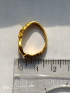 Золотой перстень 15-16 век