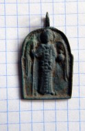 Арочная икона: АРХАНГЕЛ МИХАИЛ.  Датировка: 12 - 13 век