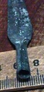 Кованый втульчатый наконечник стрелы. Поздняя бронза. 9 см. 12-11 век до н. э.