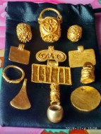 Коллекция золотых предметов Черняховской культуры