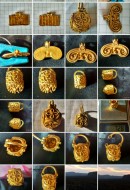 Коллекция золотых предметов Черняховской культуры