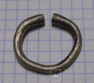 Серебряное височное кольцо. 8,8 грамм