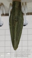 Бронзовый двулопастной наконечник стрелы скифы
