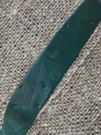 Бронзовый тонкий славянский браслет с орнаментом